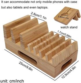 img 1 attached to Charging Station Multiple Devices Organizer