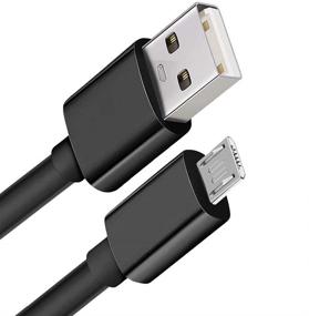 img 4 attached to 🔌 KAHEAUM 10FT Micro USB Cable Fast Charge Quick Data Transfer Android Charger Durable Cord for Kindle Fire, Samsung Galaxy S6 S7/Tablet, LG, PS4 - Black