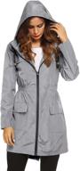 lomon lightweight raincoat waterproof packable women's clothing for coats, jackets & vests logo