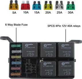 img 3 attached to 🔌 IZTOSS 12 Slot Relay Relays Blade: Efficient Power Distribution for Enhanced Control