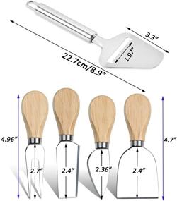 img 3 attached to Cheese Knives Slicer Stainless TuNan