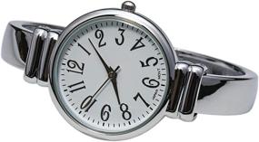 img 1 attached to ⌚ Silver Women's Watches with Numeral Design by Rosemarie Collections