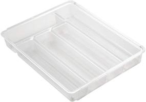 img 3 attached to Efficiently Organize Your Kitchen with the iDesign Linus Expandable Drawer Organizer - Clear