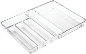 img 4 attached to Efficiently Organize Your Kitchen with the iDesign Linus Expandable Drawer Organizer - Clear