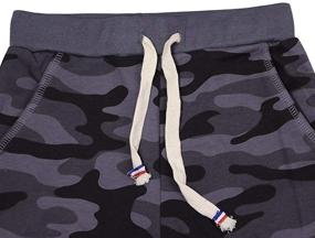 img 3 attached to KISBINI Cotton Camouflage Sweatpants Children