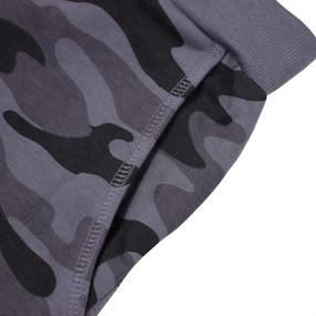 img 1 attached to KISBINI Cotton Camouflage Sweatpants Children