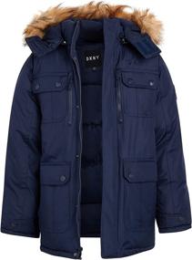 img 3 attached to DKNY Boys Winter Coat Resistant Boys' Clothing via Jackets & Coats