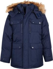 img 4 attached to DKNY Boys Winter Coat Resistant Boys' Clothing via Jackets & Coats