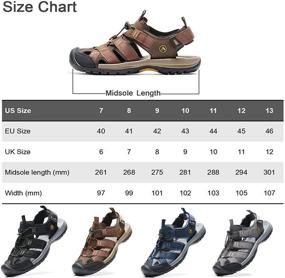 img 3 attached to AMIDEWA Adjustable Fisherman 👞 Sandals - Athletic and SEO-friendly!