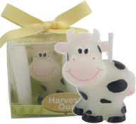 🐮 tihood creative cow cartoon birthday candle: smokeless cake topper and party decoration, perfect gift and party supplies logo