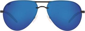 img 4 attached to Costa Sunglasses Frame Blue Mirror Polarized