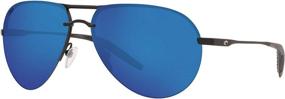 img 3 attached to Costa Sunglasses Frame Blue Mirror Polarized