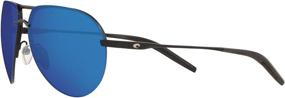 img 2 attached to Costa Sunglasses Frame Blue Mirror Polarized