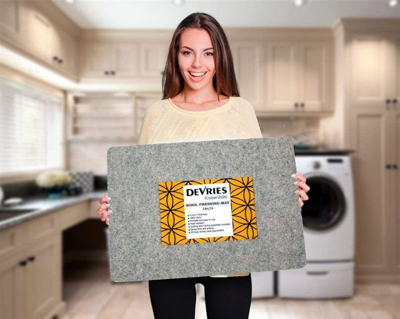 Buy DeVries Essentials Wool Pressing Mat for Quilting 17 x 24