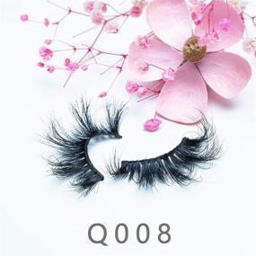 img 1 attached to Fluffy Eyelashes Natural Durable 13 20Mm
