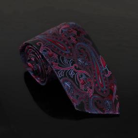 img 2 attached to 💼 Elegant Paisley Microfiber Romance: Explore Epoint Boys' Accessories with Classy Neckties (EAAB0124)