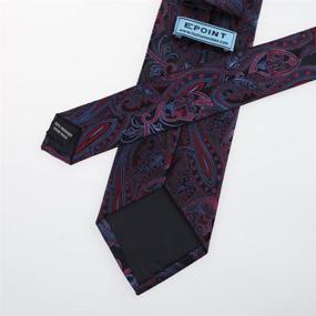 img 1 attached to 💼 Elegant Paisley Microfiber Romance: Explore Epoint Boys' Accessories with Classy Neckties (EAAB0124)