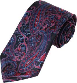 img 4 attached to 💼 Elegant Paisley Microfiber Romance: Explore Epoint Boys' Accessories with Classy Neckties (EAAB0124)