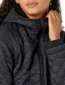 img 2 attached to 🧥 Water-Resistant Long Sleeve Sherpa Lined Puffer Jacket with Hood for Women - Amazon Essentials