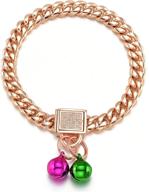 collars zirconia locking stainles necklace logo