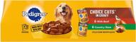 🐶 pedigree choice cuts in gravy: variety packs of adult canned wet dog food logo