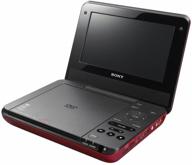 🔴 sony dvp-fx750/r 7-inch portable dvd player, red: enjoy entertainment on the go with vibrant color logo