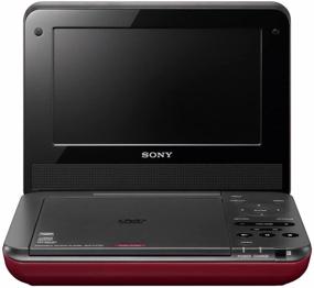 img 2 attached to 🔴 Sony DVP-FX750/R 7-Inch Portable DVD Player, Red: Enjoy Entertainment on the Go with Vibrant Color