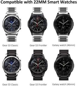 img 1 attached to Valkit Compatible Galaxy Watch 42Mm/Galaxy Watch 4 Classic/Galaxy Watch 3 41Mm Band Cell Phones & Accessories