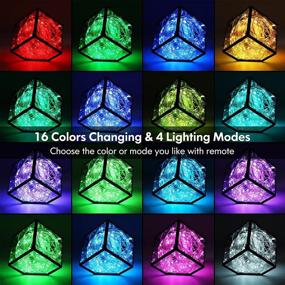 img 3 attached to 🎉 66FT 200 LED Waterproof Fairy String Lights with Remote Control - Plug-in Twinkle Firefly Lights for Bedroom Wall Wedding Christmas Home Patio Party Decor - 16 Color Changing Modes & Timer Included