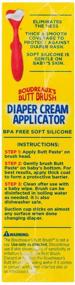 img 1 attached to 🍑 Boudreaux's Butt Brush Diaper Rash Cream Applicator – Easy & Efficient Ointment Application!