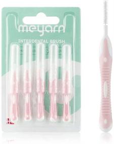 img 3 attached to 🦷 Meyarn Interdental Brush for Braces: 50-Count Tooth Floss for Optimal Oral Hygiene and Teeth Care - 0.7mm Moderate Size