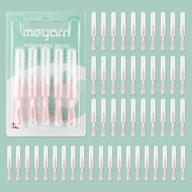 🦷 meyarn interdental brush for braces: 50-count tooth floss for optimal oral hygiene and teeth care - 0.7mm moderate size logo