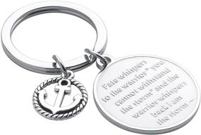 img 4 attached to FEELMEM Encouragement Keychain: Whispering Inspirational Girls' Jewelry for Enhanced SEO