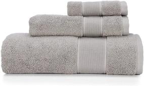 img 3 attached to 🛀 Ralph Lauren Sanders Towel Set in Pewter Grey - Includes 2 Bath Towels, 2 Hand Towels, and 2 Washcloths