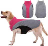 kuoser dog fleece vest: keep your pet warm with reflective winter coat for all breeds – french bulldog, labrador, and more! логотип