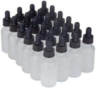 7 colors available - the bottle depot bulk 24 pack 1oz clear frosted glass bottles with dropper logo