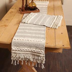 img 3 attached to 🍽️ Enhance Your Table Décor with REDEARTH Runner Hand Exquisite Decorative Placemats