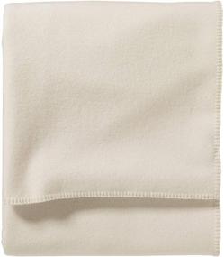 img 4 attached to 🛏️ Pendleton, White Eco-Wise Washable Twin Wool Blanket
