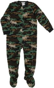 img 3 attached to 👕 Cozy and Cute: Komar Kids Boys Fleece Blanket Sleeper Footed Pajamas for Ultimate Comfort