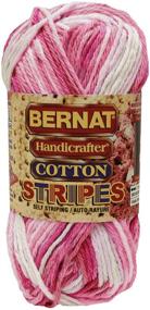 img 1 attached to 🎀 Spinrite Handicrafter Cotton Yarn - Pinky Stripes