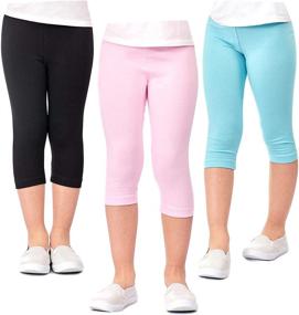 img 4 attached to 👖 DEAR SPARKLE Leggings: Stylish and Stretchy Clothing for Toddler Girls