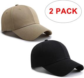 img 3 attached to 🧢 2-Pack Baseball Cap Golf Hat for Men and Women - PFFY