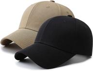 🧢 2-pack baseball cap golf hat for men and women - pffy logo