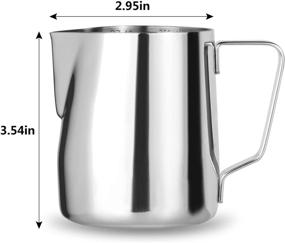 img 2 attached to Frothing Pitcher Frother Stainless Espresso