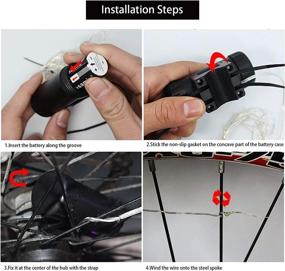 img 1 attached to Batteries Waterproof Bicycle Cycling Decoration