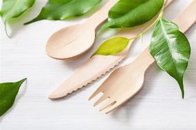 img 2 attached to 🌱 Discover Eco-friendly RASU Compostable Wooden Utensils - Biodegradable Solutions