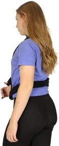 img 2 attached to 🤕 Versatile Mars Wellness Universal Arm Sling with Waist Strap - Ideal for Rotator Cuff, Shoulder, Wrist, and Elbow Injuries - Adjustable - Medium Size