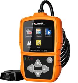 img 4 attached to 🔍 FOXWELL NT201 OBD2 Сканер: Эффективный устройство для проверки двигателя автомобиля, считыватель кодов & диагностический сканер