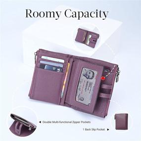 img 3 attached to 💼 Stylish Leather Wallet with Credit Card Blocking for Women - Handbags & Wallets Combo