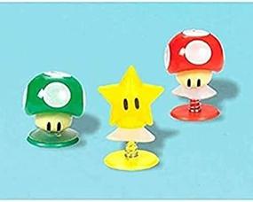 img 2 attached to 🎮 Amscan 396657 Super Mario Brothers Creature Pop-Ups, Pack of 6, Perfect Party Favors, 1 1/4